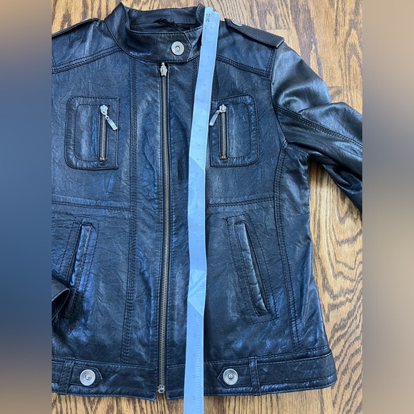 Real lambskin leather jacket - Picture 8 of 9